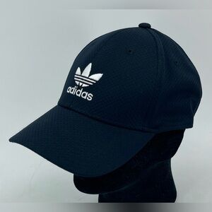Adidas Originals Trefoil Black Stretch Fit Athletic Running Cap 978859 Mens L/XL
